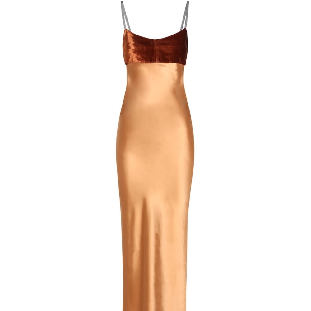 Acne Studios Elina silk midi dress